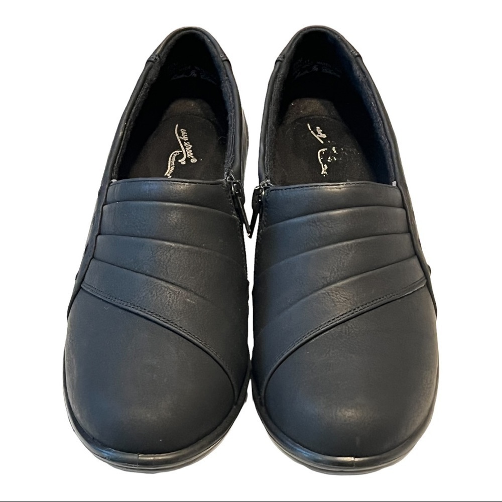Easy Street Women’s Dee Clogs Black Slip-On 1.5” Heel Comfort Shoes 8.5